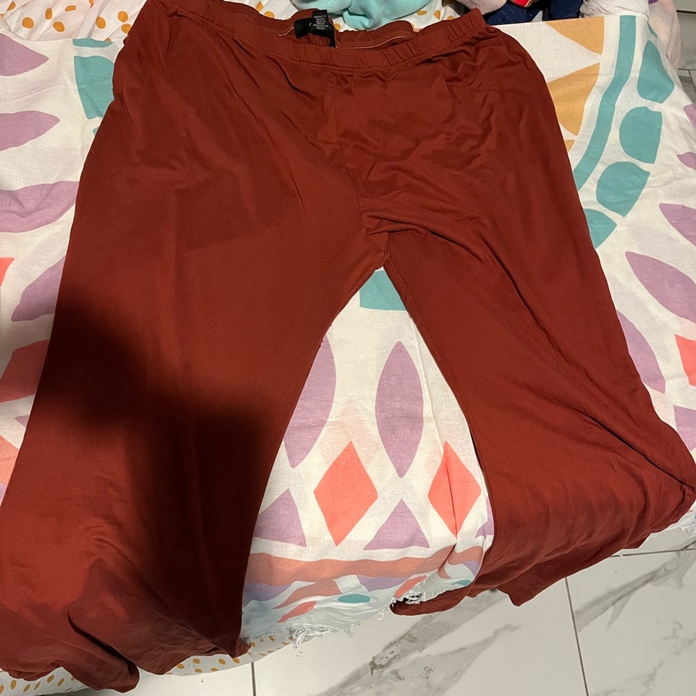 Bell bottom Selena like Nylon pants, thin material